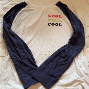 Girls Old Navy ‘cool’ baseball shirt size 10-12
